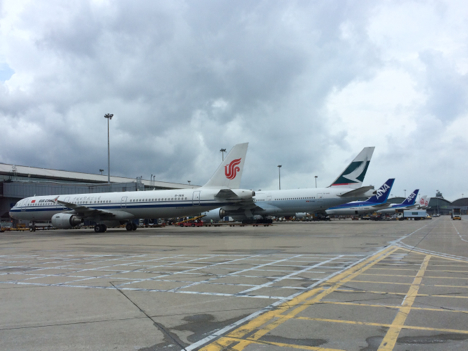 香港国際空港（資料）—本紙撮影