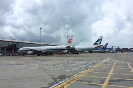 香港国際空港（資料）—本紙撮影