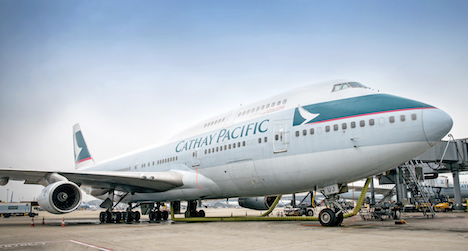 キャセイパシフィック航空のB747型ジャンボジェット機（写真：Cathay Pacific Airways Limited）