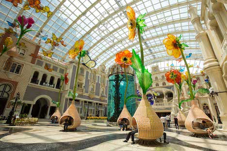 MGMマカオが今夏シーズンに展示を行うインスタレーション作品「ビューティ・イン・ジ・エアー」（写真：MGM Macau）