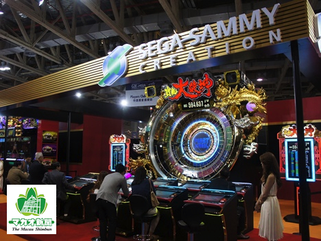 アジア最大のゲーミング見本市「G2Eアジア2014」も第2季に開催され、日本勢の出展も目立った（資料）—本紙撮影