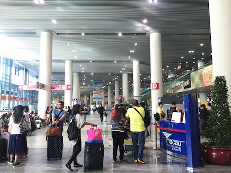 マカオ国際空港の旅客ターミナルビル＝マカオ・タイパ島（写真：CAM）