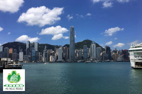 香港の町並み（資料）—本紙撮影